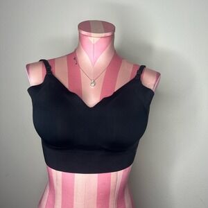 YG Women's Black Sports Bra Size XXL